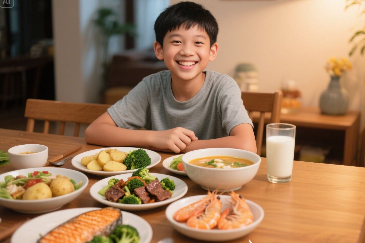Dinh dưỡng là yếu tố quan trọng giúp chiều cao phát triển